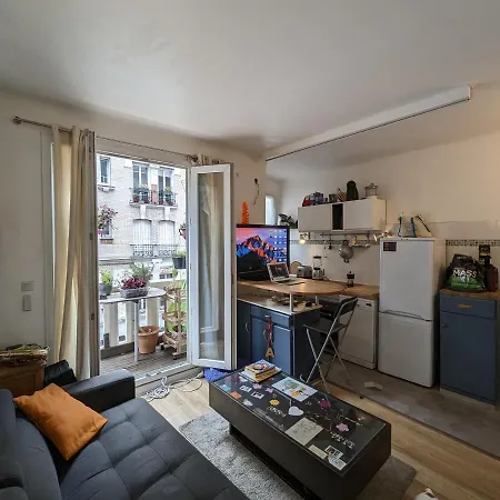 - Cozy Flat 2 Balconys Daire Paris